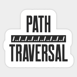 Cybersecurity Path Traversal Attack Sticker